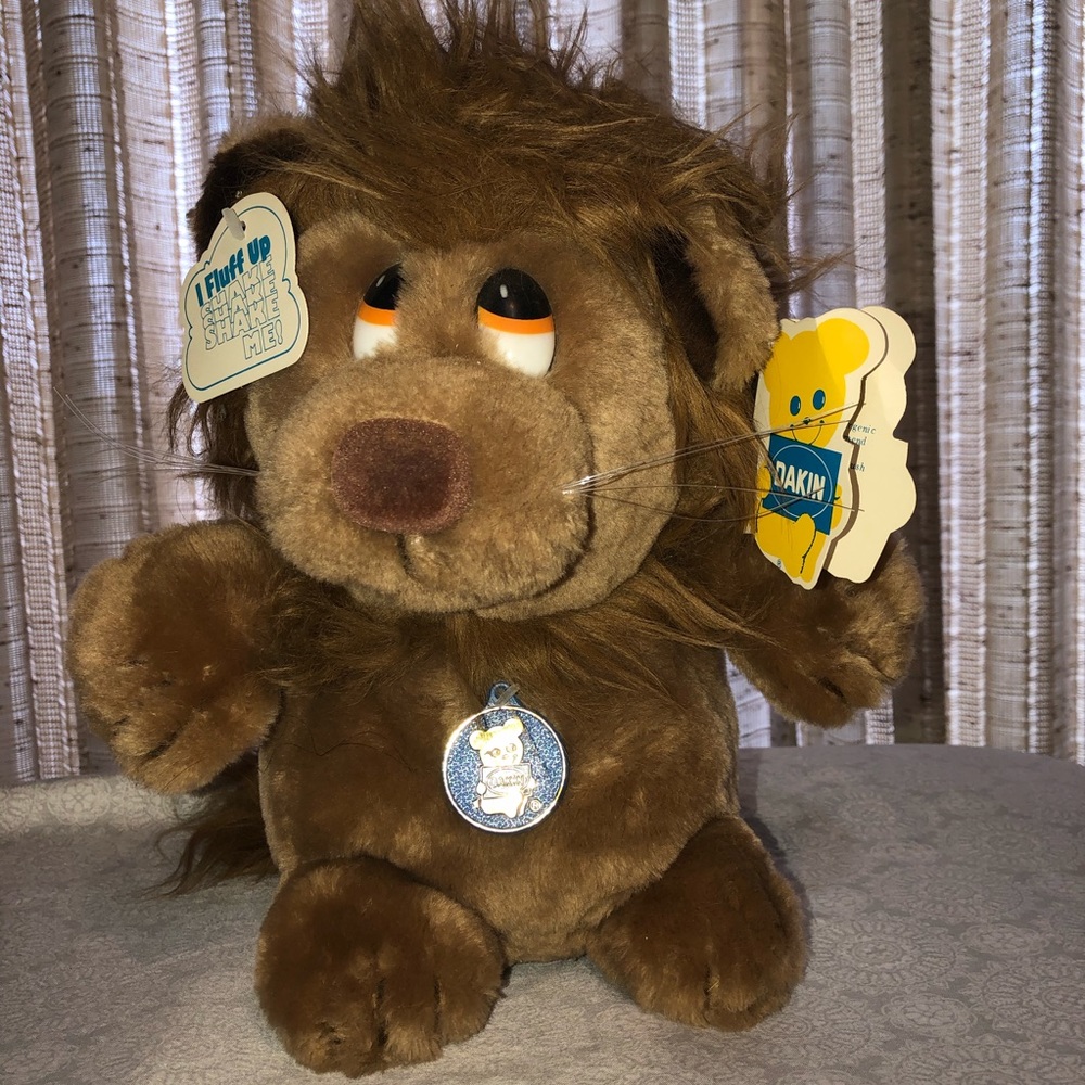 Vintage 1982 Dakin Stuffed Ludicrous the Lion